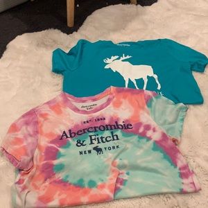 Two Gently Used Abercrombie Kids shirts size 13/14